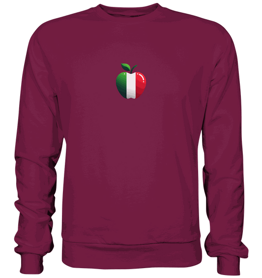 Fußball EM Italia Apfel - Basic Sweatshirt
