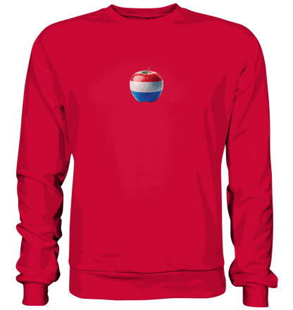 Fußball EM France Apfel - Basic Sweatshirt