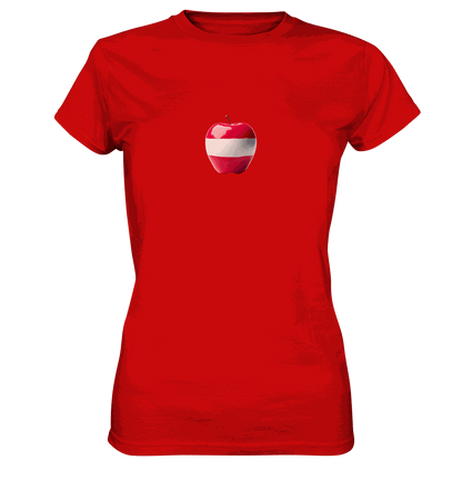 Fußball EM Austria Apfel - Ladies Premium Shirt